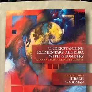 Understanding Elementary Algebra with Geometry hardcover textbook w/CD ~like new